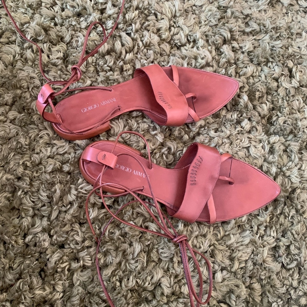 Armani leather sandals